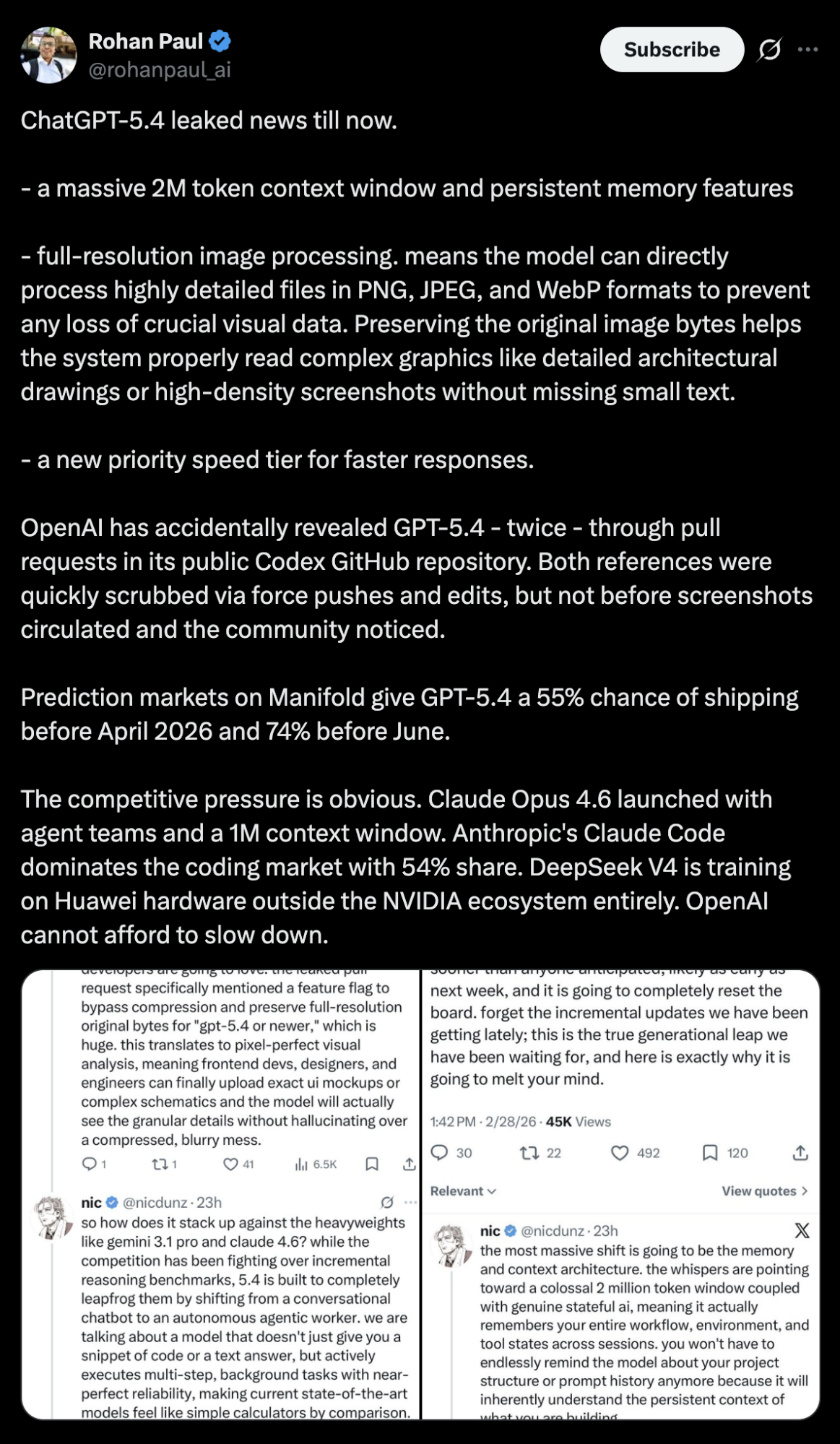 Viral analysis thread screenshot